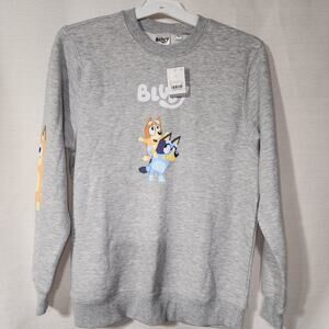 Bluey and pretzel gray sweatshirt women's XS